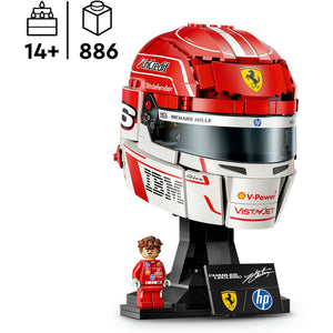 Lego editions scuderia ferrari hp helm van charles leclerc f1 auto bouwpakket voor kinderen 43014