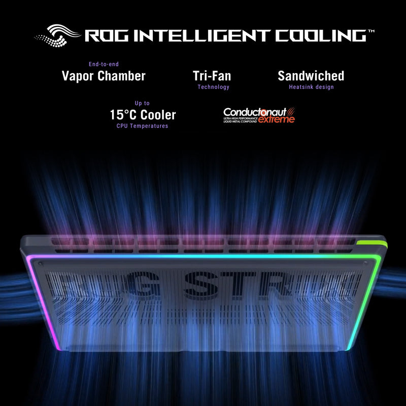 Afbeelding laden in galerijviewer, Asus rog strix g16 g615lp-s5016w 16 gaming laptop (zwart grijs | core ultra 9 275hx | rtx 5070 | 32 gb | 1tb ssd)
