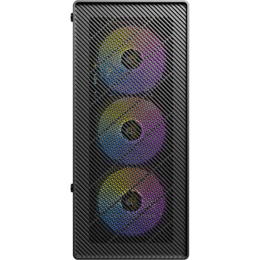 Antec ax26 rgb elite midi tower behuizing (zwart | 3x usb-a | tempered glass)