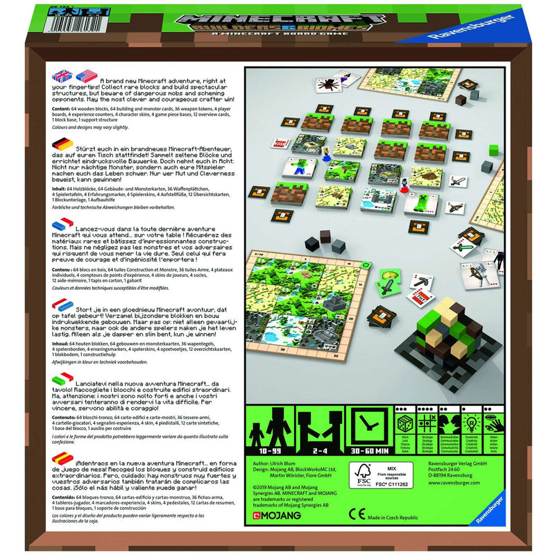 Load image into Gallery viewer, Ravensburger minecraft builders biomes bordspel (meertalig, 2 - 4 spelers, 30 - 60 minuten, vanaf 10 jaar)

