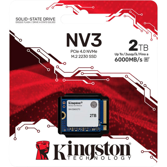Kingston nv3 2 tb ssd (pcie 4.0 x4, nvme, m.2 2230)