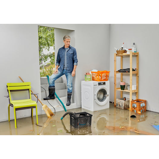 Gardena vuilwaterpomp 9000 set dompel- en drukpompen (zwart turquoise, 9041-20)