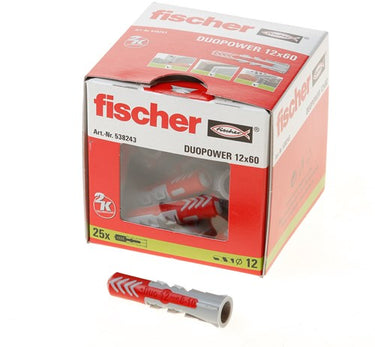 Fischer duopower 12x60 25 st - 538243