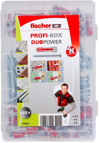 Fischer zb profibox duopower+schroef(nv) - 538622