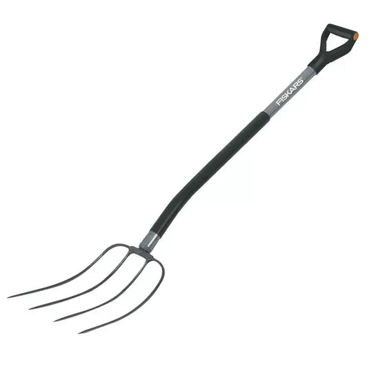 Fiskars ergonomic mestvork - compostvork - tuinvork - 136 cm