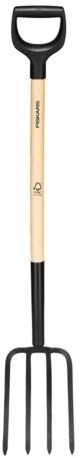 Fiskars solid spitvork met houten steel fsc – 1070676