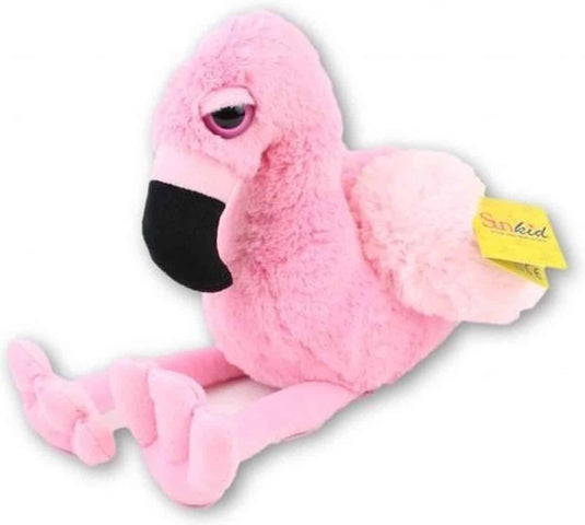 Van der doelen pluche flamingo 40 cm zittend 24 cm groot