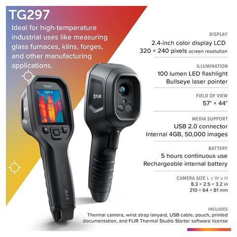Load image into Gallery viewer, Flir tg297 warmtebeeldcamera
