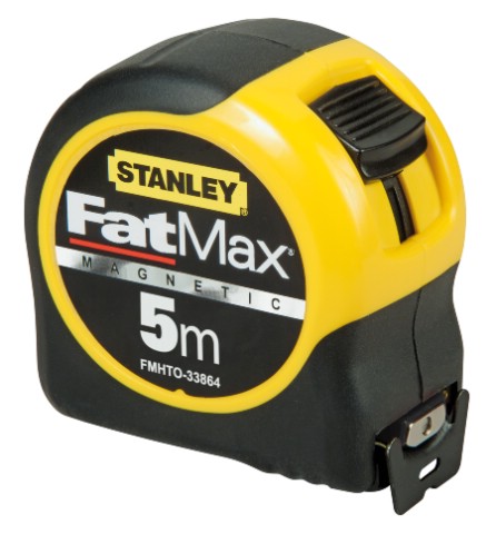 Stanley handgereedschap rolbandmaat fatmax blade armor magnetisch | 5 meter - fmht0-33864