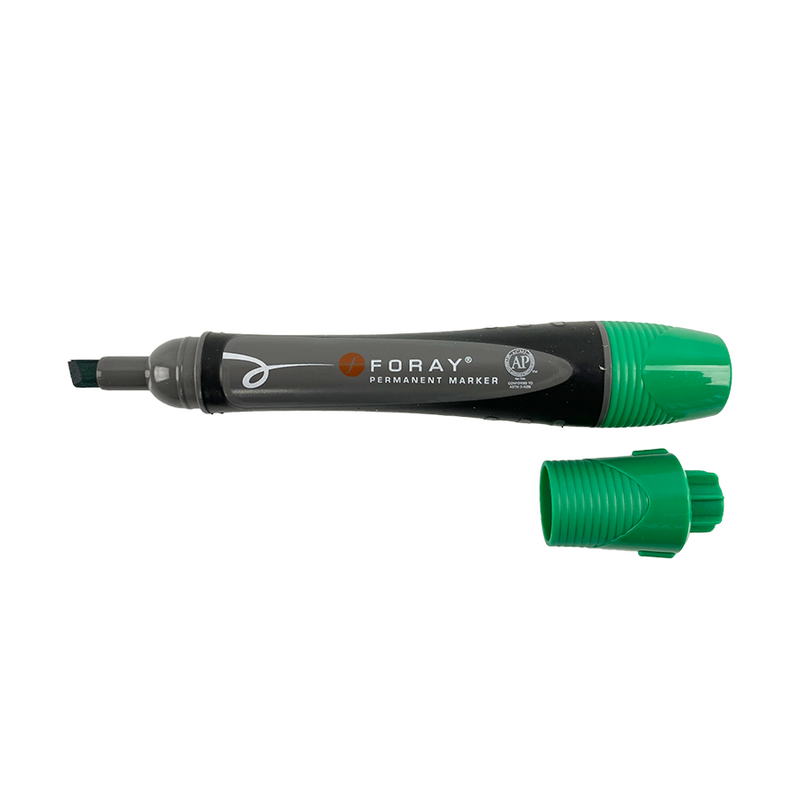 Afbeelding laden in galerijviewer, Foray permanent markers green 12 stuks
