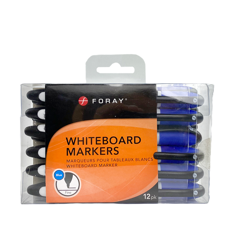 Afbeelding laden in galerijviewer, Foray whiteboard markers blue 12 stuks
