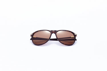 Formula Zonnebril unisex rond cat.4 donkerbruin bruin