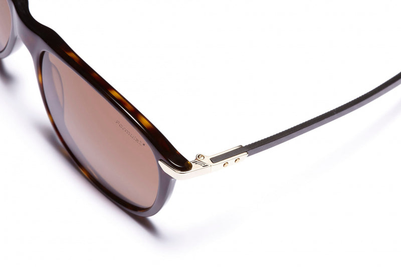 Load image into Gallery viewer, Formula Zonnebril unisex rond cat.4 donkerbruin bruin
