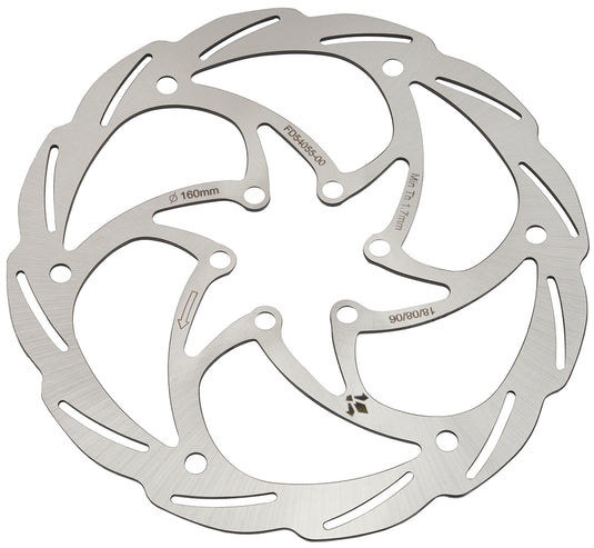 Formula monolitic 6-bolt disc rotor