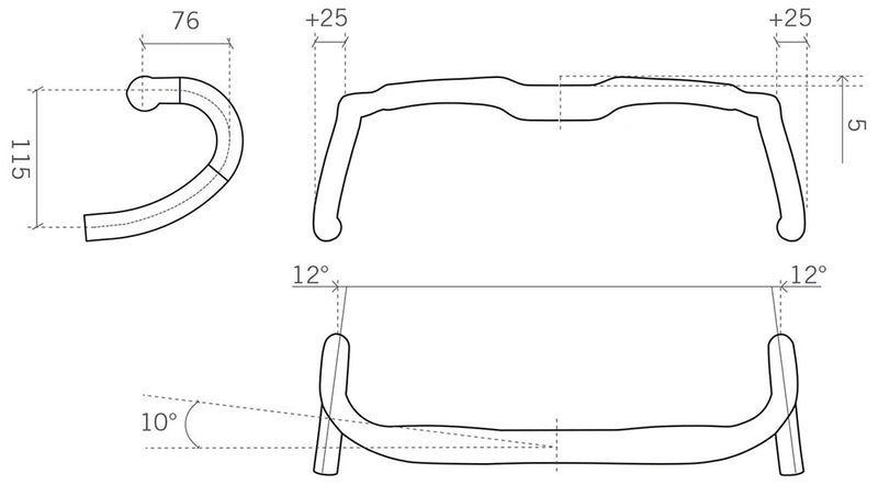 Load image into Gallery viewer, Fsa agx k-wing carbon gravel handlebar
