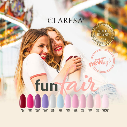 Claresa uv led gellak 5ml purple 603 funfair