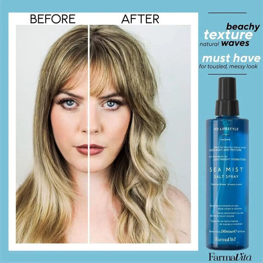 Farmavita hd lifestyle sea mist salt spray 240ml