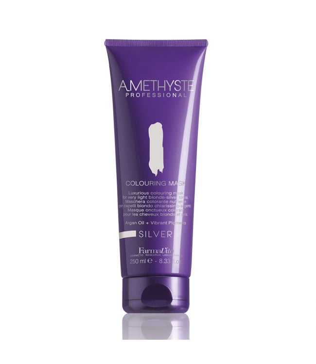 Load image into Gallery viewer, Farmavita amethyste colouring mask silver 250ml
