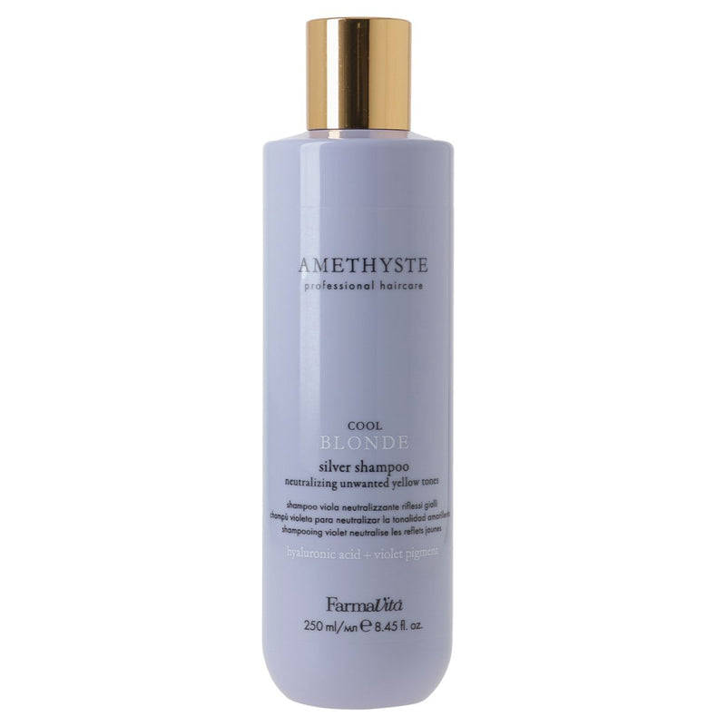 Load image into Gallery viewer, Farmavita amethyste cool blonde silver shampoo 250ml
