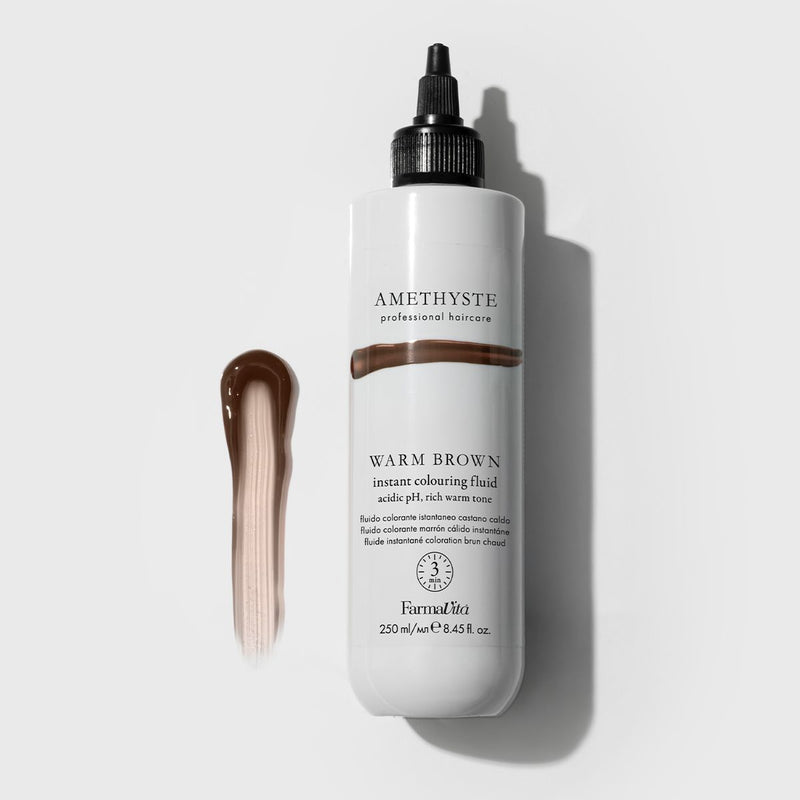 Load image into Gallery viewer, Farmavita amethyste instant colouring fluid warm brown 250ml
