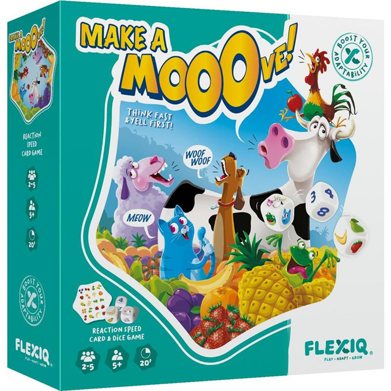 Load image into Gallery viewer, Flexiq make a mooove! kaartspel
