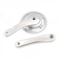 crankset Linea 38T aluminium/steel silver