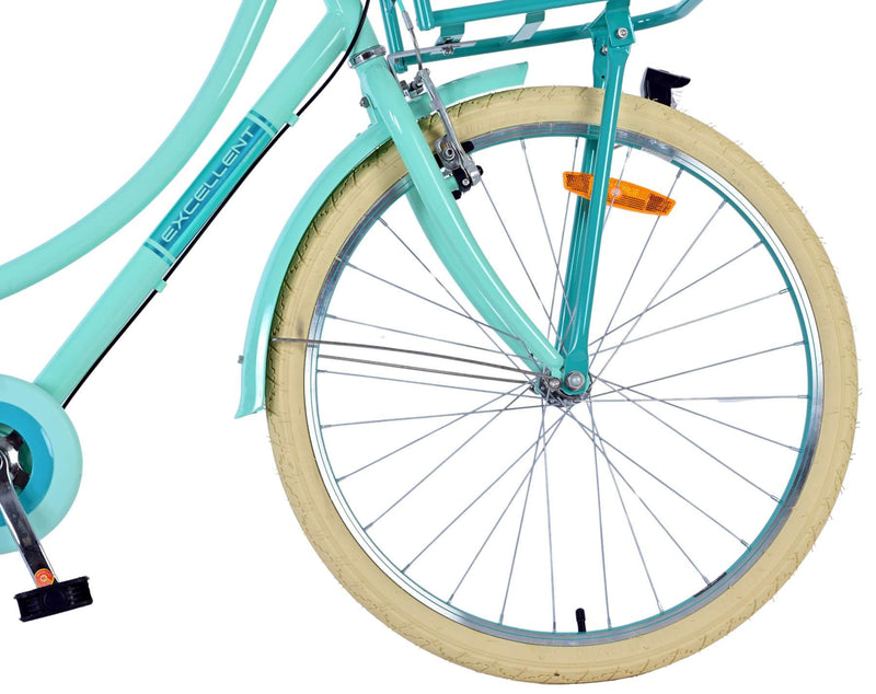Afbeelding laden in galerijviewer, Volare Excellent Kinderfiets - Meisjes - 24 inch - Groen - 3 Versnellingen
