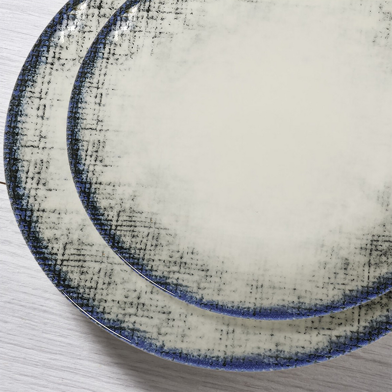 Afbeelding laden in galerijviewer, Güral serviesset denim 24-delig
