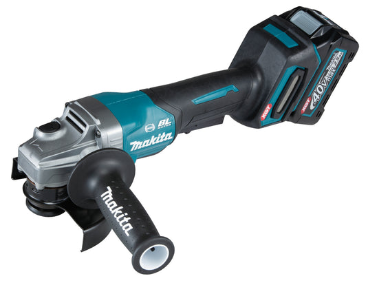 Makita ga013gm201 | 40v haakse slijper | 125mm | inclusief accu's en lader in mbox - ga013gm201