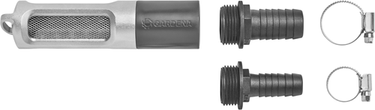 Gardena zuigfilterset met terugslagklep (grijs zilver)