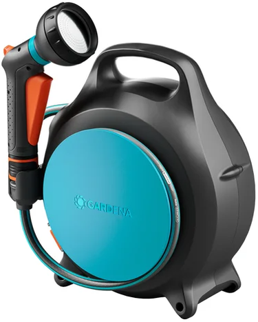 Gardena draagbare slangenbox move slanghaspel (grijs turquoise, 18692-20)