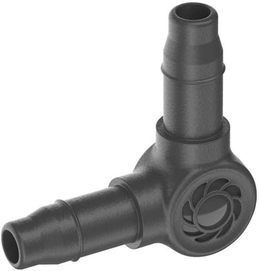 Gardena l-stuk 4,6 mm (3 16 ) verbinding (donkergrijs, 10 stuks)