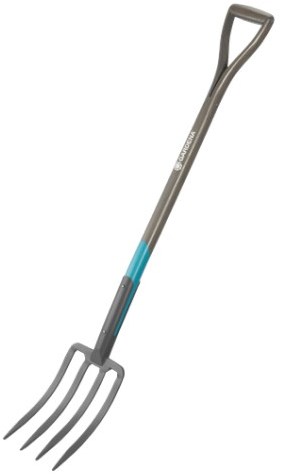 Gardena natureline spitvork - fsc keurmerk - grijs