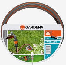Gardena profi-system aansluitgarnituur kraanstuk (grijs oranje, 2713-20 | voor pipeline of sprinklersystem)