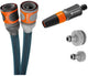 Gardena textielslang liano xtreme 20 m set (donkergrijs oranje)