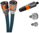 Gardena textielslang liano xtreme 25 m set (donkergrijs oranje)