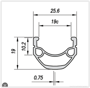 Gazelle velg 28 (622) mach-1 36g zwart (ongeslepen)