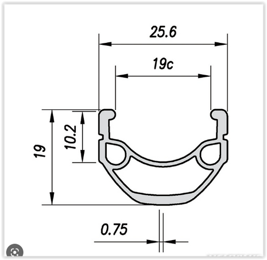 Gazelle velg 28 (622) mach-1 36g zwart (ongeslepen)