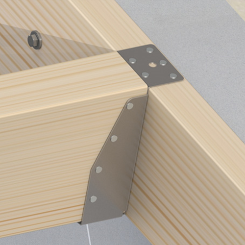 Afbeelding laden in galerijviewer, Gb balkdrager s-ll 46x196 verzinkt | 10 stuks - 17220046
