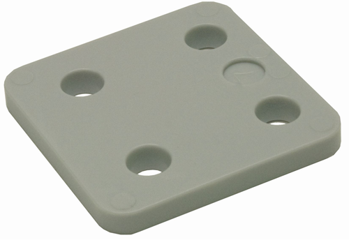 Afbeelding laden in galerijviewer, Gb drukplaat zonder sleuf 7 x70x70mm grijs etiket; 48 per zak | 192 stuks - 17534707
