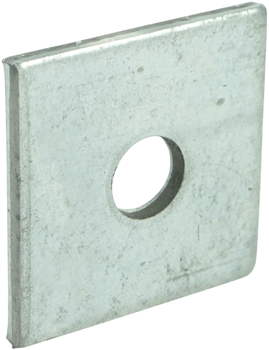 Gb vierkante sluitplaat m20 (150x10) blank staal | 1 stuk - 84085