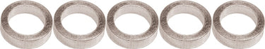 Gebhardt  bladbout alu 5mm+moer voor baanblad, zilver (per 5)