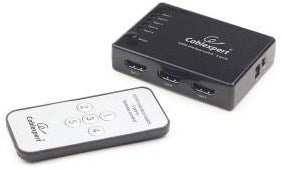 Afbeelding laden in galerijviewer, Enzo gembird hdmi switch 5 in->1 uit met ab - 7541963
