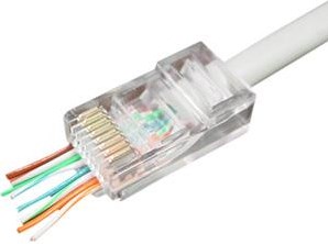 Enzo gembird modulaire plug rj45 doorsteekmontage 50 stuks - 2575196