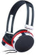 Enzo gembird stereo hoofdtelefoon zwart rood
