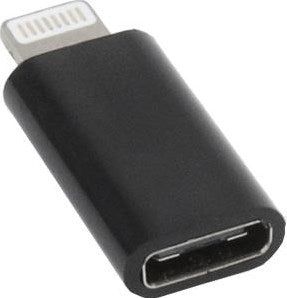 Enzo gembird usb-c naar lightning adapter zwart - 9580175