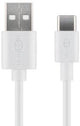 Enzo goobay usb-c laadkabel 1m wit - 9550325