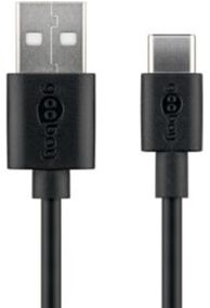 Load image into Gallery viewer, Enzo goobay usb-c laadkabel 3m zwart - 9550320
