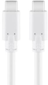 Enzo goobay usb-c - usb-c laadkabel 1m wit - 9550205