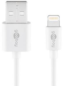 Enzo goobay usb-lightning laadkabel 1m wit - 9550380
